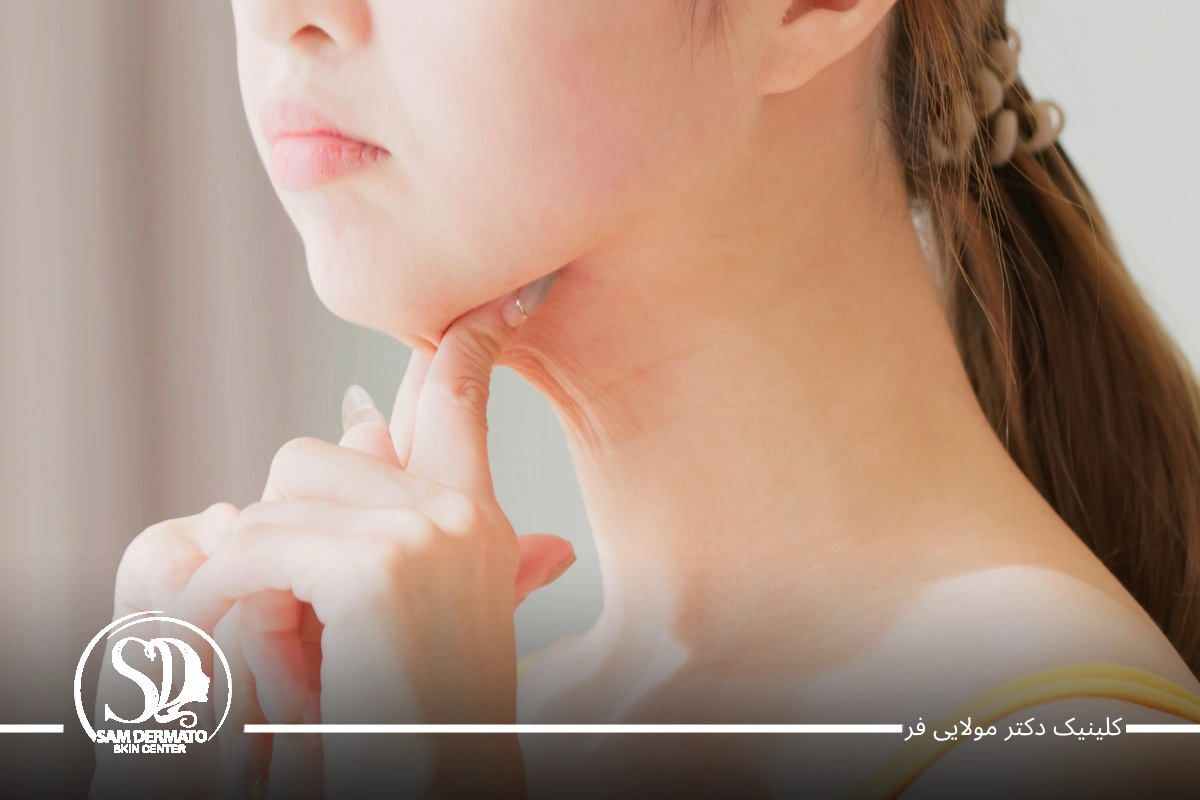از بین بردن غبغب در خانه