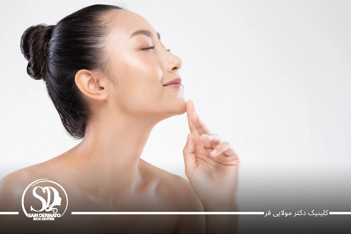 از بین بردن غبغب در خانه