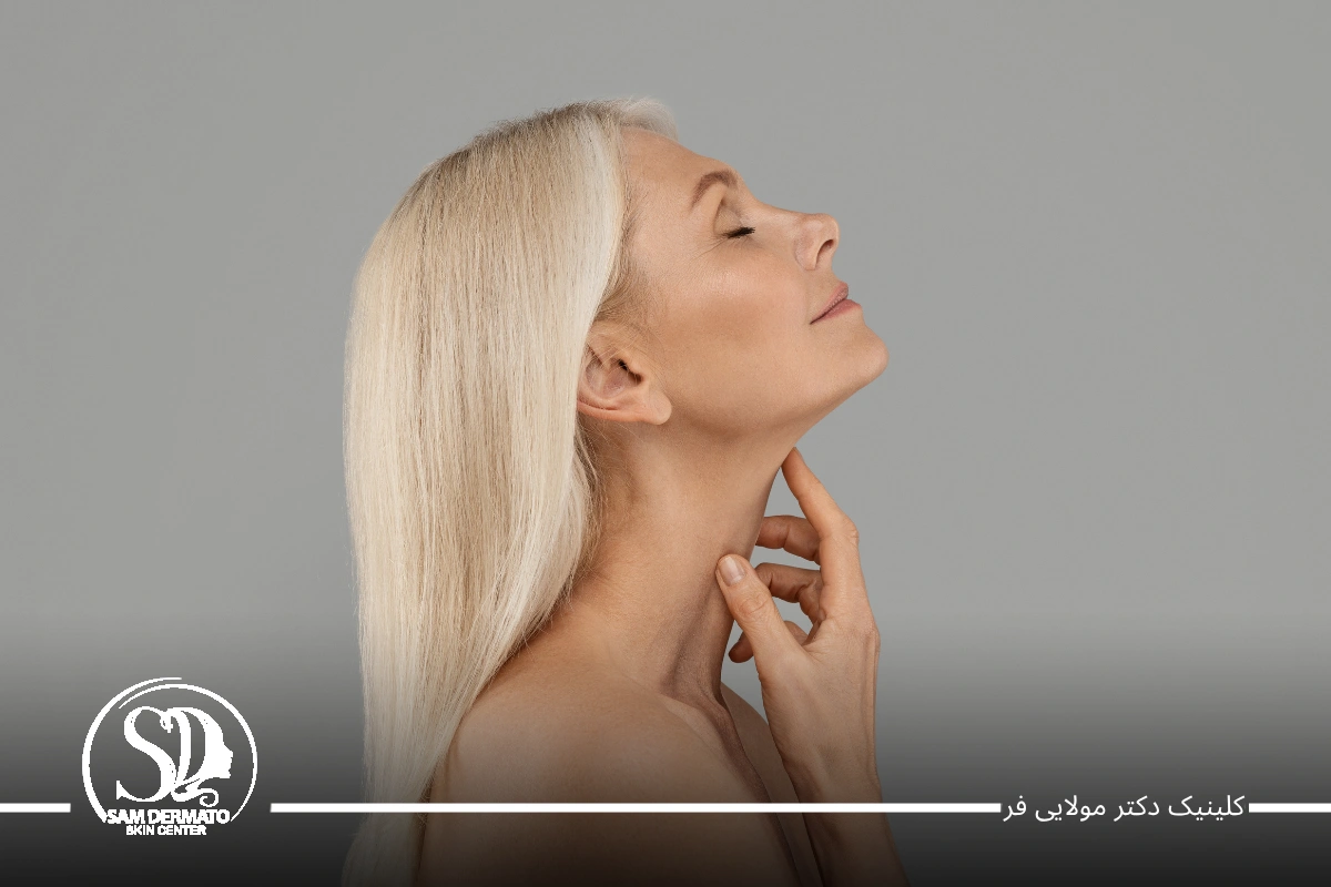 از بین بردن غبغب در خانه