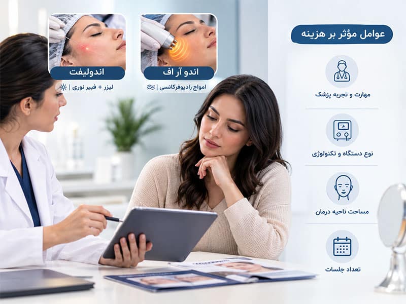 بررسی هزینه‌ها و عوامل مؤثر در اندولیفت و اندو آر اف