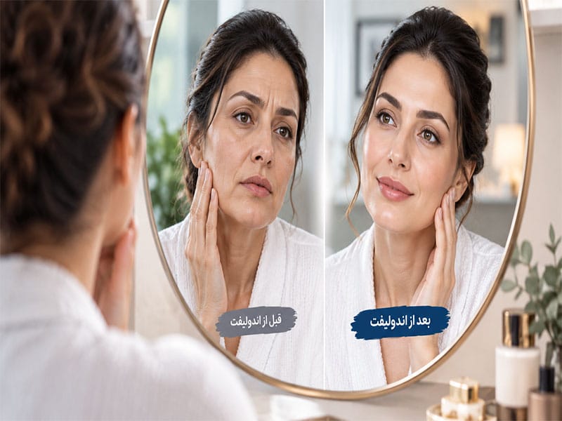 تاثیر اندولیفت در جوانی صورت